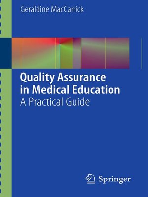 cover image of Quality Assurance in Medical Education